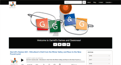 Desktop Screenshot of garrettsgames.com