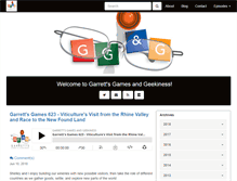 Tablet Screenshot of garrettsgames.com